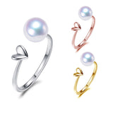 18K Gold 6.0-6.5mm Akoya Pearl Ring in AAAA Quality YongStrio 4506AW