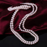 Long Freshwater Pearl Necklace 1005FW8