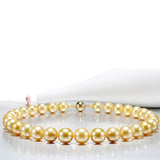 Golden South Sea Pearl Necklace 1016SG4