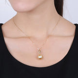 Golden South Sea Pearl Pendant Y2009SG2