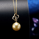 Golden South Sea Pearl Pendant Y2009SG3