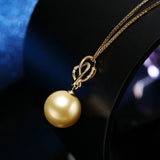 Golden South Sea Pearl Pendant Y2009SG4