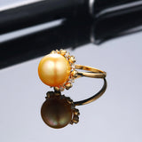Golden South Sea Pearl Ring 4509SG5