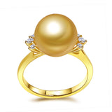 Golden South Sea Pearl Ring 4510SG-K