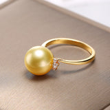 Golden South Sea Pearl Ring 4510SG3