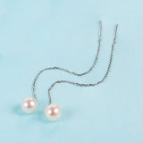 18K Gold 6-6.5mm Japanese Akoya Pearl Earrings in AAA Quality YongStrio 3502AW