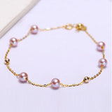 Purple Freshwater Pearl Baracelet 5014FY6