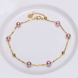 Purple Freshwater Pearl Baracelet 5014FY7