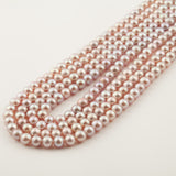 Purple Freshwater Pearl Necklace1006FY4
