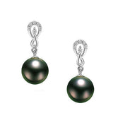 Tahiti Black Pearl Earring 3530TB-K