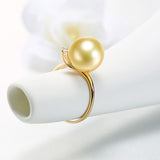 Golden South Sea Pearl Ring 4003SG2