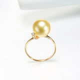 Golden South Sea Pearl Ring 4003SG3